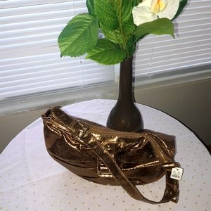🔥5/20🔥EXPRESS new bronze metallic mini shoulder bag